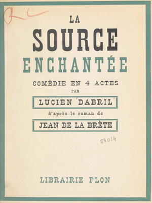 cover image of La source enchantée